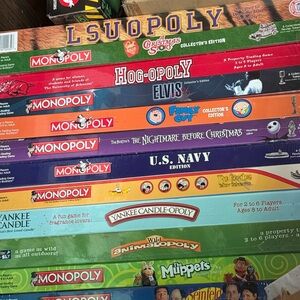 Monopoly Board Game Set with Various Themes